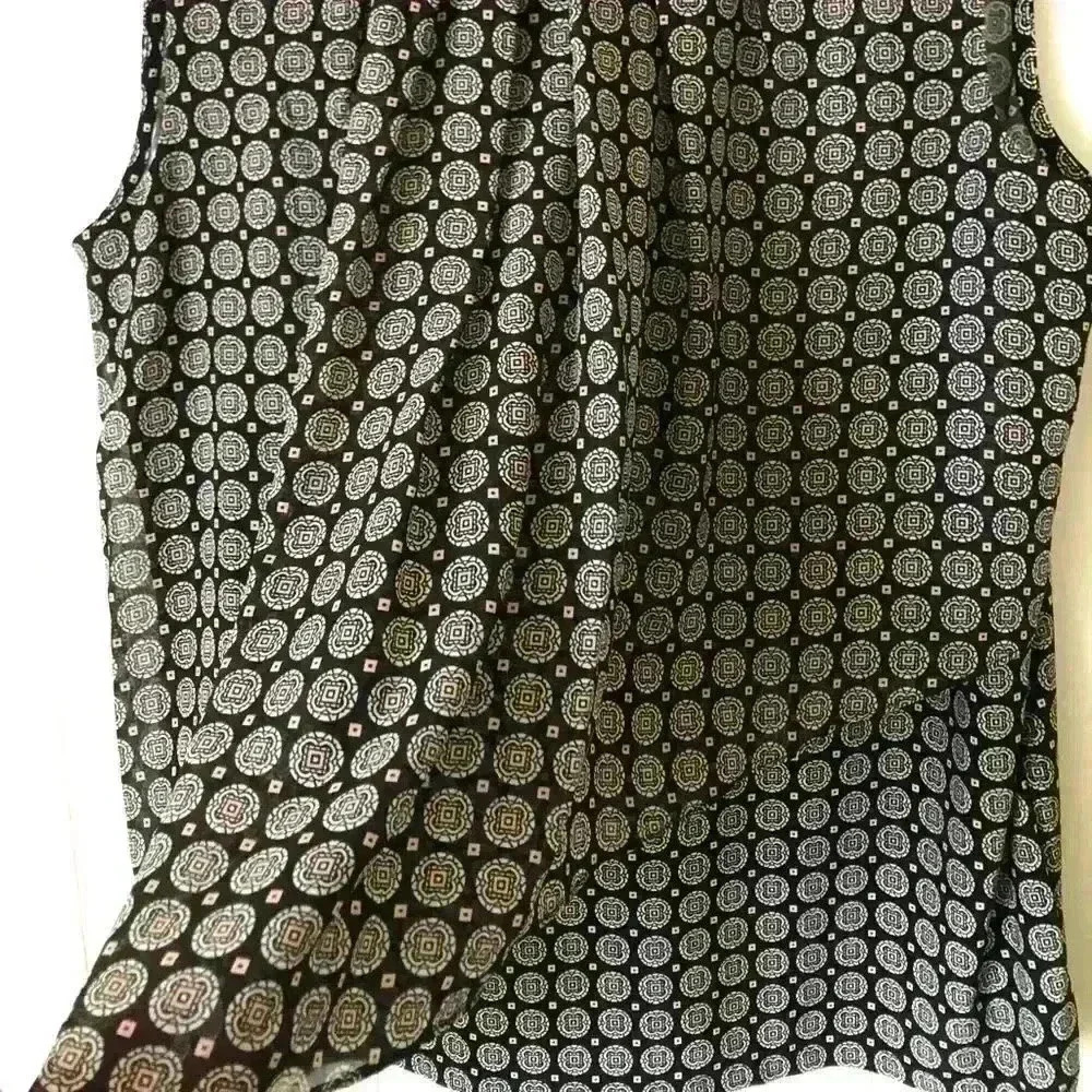 Roz & Ali Women's Sleeveless Printed Polyester Top Blouse Size L - Picture 3 of 5